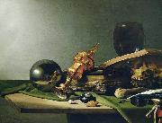 Stilleben mit Glaskugel HONDECOETER, Gillis Claesz. d